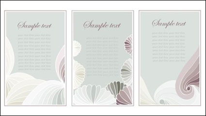 Nostalgic rustic decoration background card vector material -2