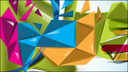 Beautifully colorful background 01 - vector