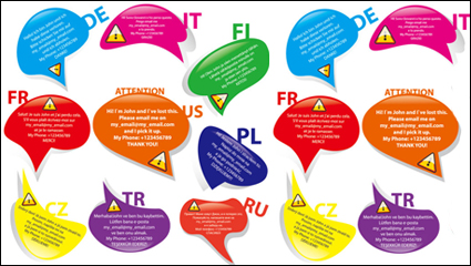 Fine label 02 - vector