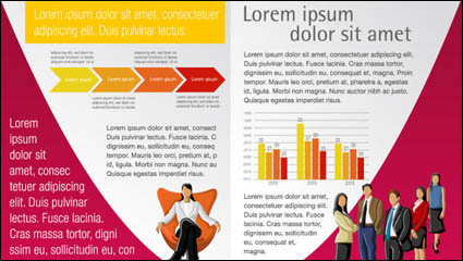 Abroad layout design 04 - vector