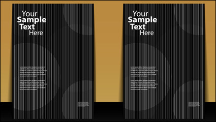 Messy lines background material 01 - vector