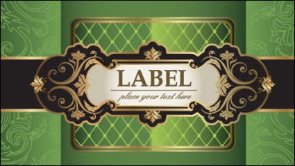 European gorgeous pattern background 04-- vector material