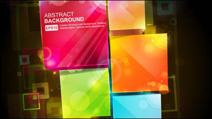 Colorful box 02 - vector background