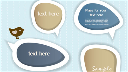 Beautifully Dialog 05. - Vector material