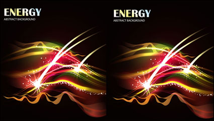 Bright light effect background 05 - vector material