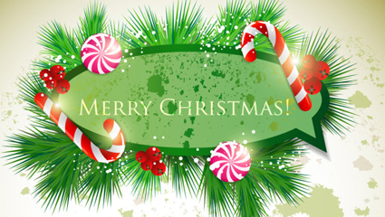 Christmas card - vector material