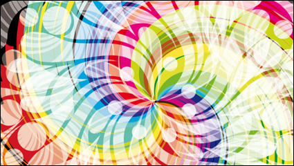 Fashion pattern background 01 - vector