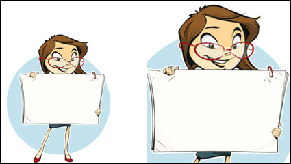 Cartoon characters 04 - Vector