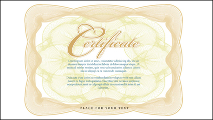 Certificate Commendation 05 - vector material