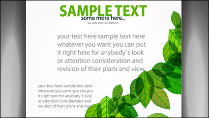 Green card 04 - vector material