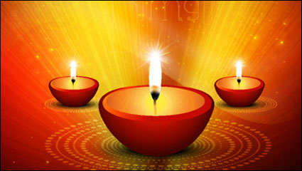 New Year Candle 01 - vector material
