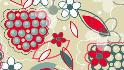 Cartoon pattern 01 - vector material