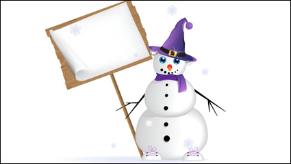 Winter Christmas material 05 - vector material