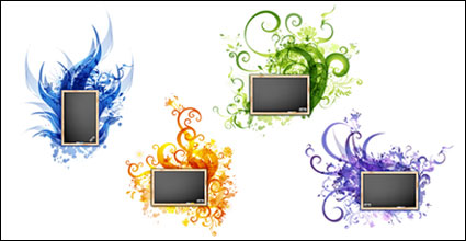 Blackboard with the pattern vector