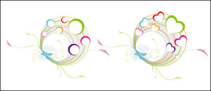 Circle pattern vector material