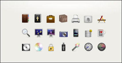 The Bible, zip, cd, database, ipone, switch, usb