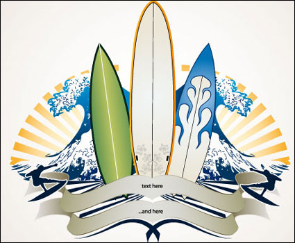 Skateboard vector pattern