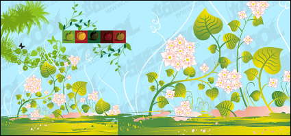 Vector material greens