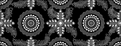 Vector traditional tiled background material-25