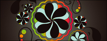 Spring pattern vector material