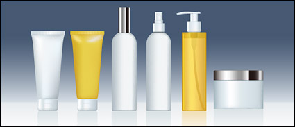 Women cosmetics bottles