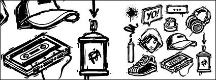 The trend of hand-painted patterns draft